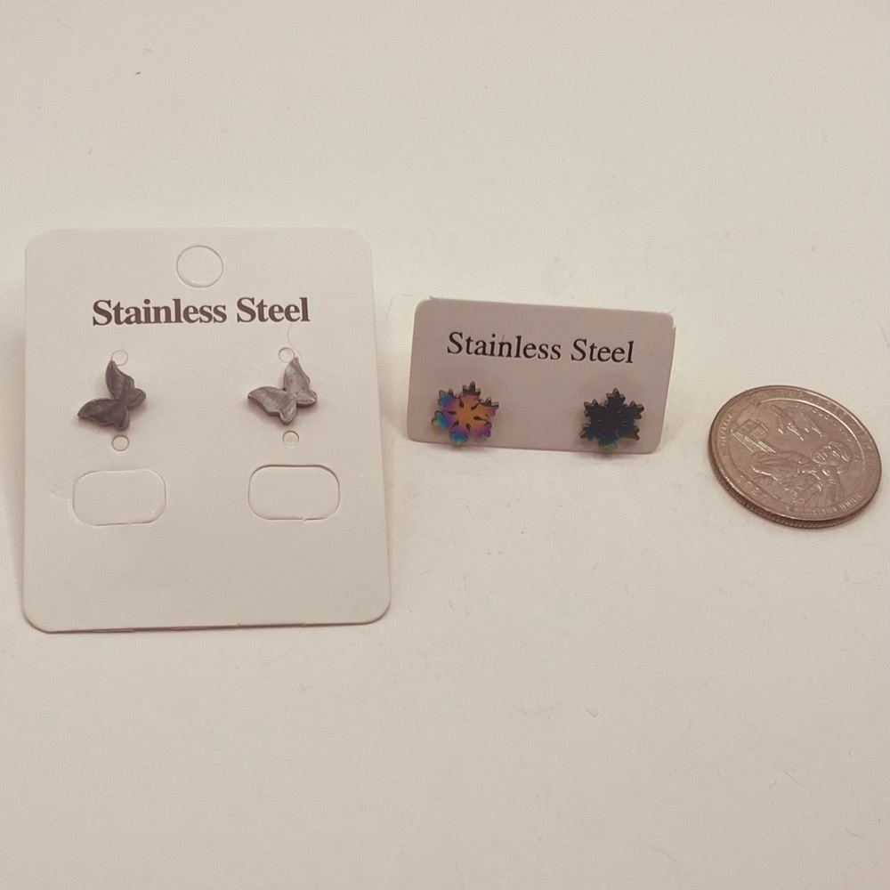 Stainless steel earrings for women different color - Picture 5 of 5